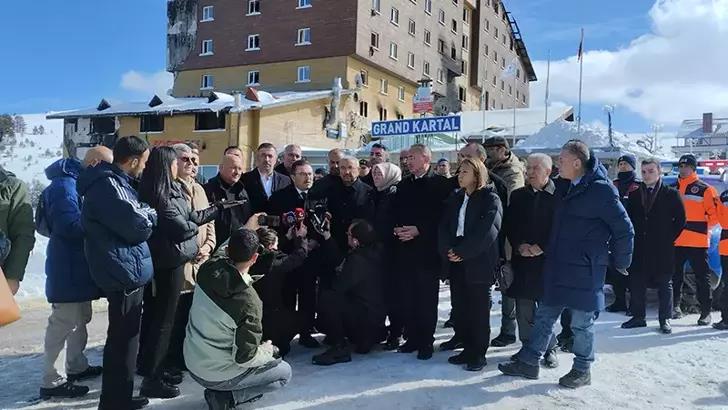 Meclis araştırma komisyonu, Grand Kartal Otel'de inceleme yaptı