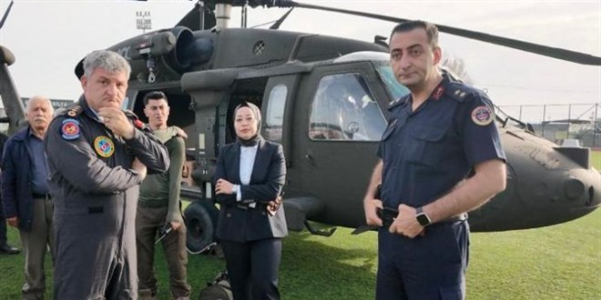Yargı tarihinde bir ilk: Hakim keşfe helikopterle gitti
