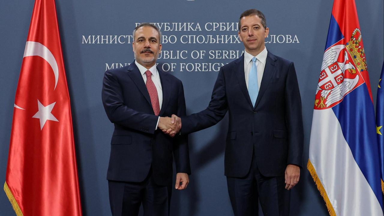 Bakan Fidan, Sırbistan Dışişleri Bakanı Curiç ile görüştü