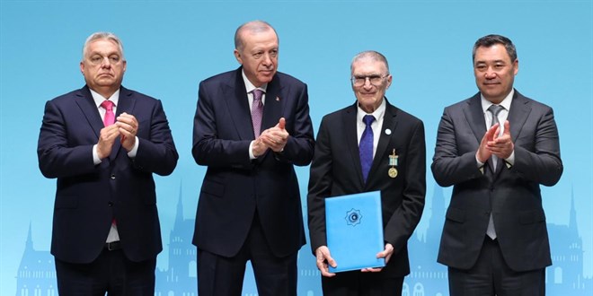 Aziz Sancar'a Türk Devletleri Teşkilatı'ndan Uluslararası Ödül