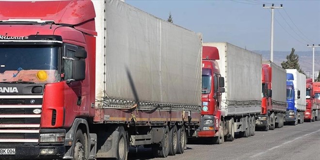 Suriye'ye 669 milyon dolarlık ihracat