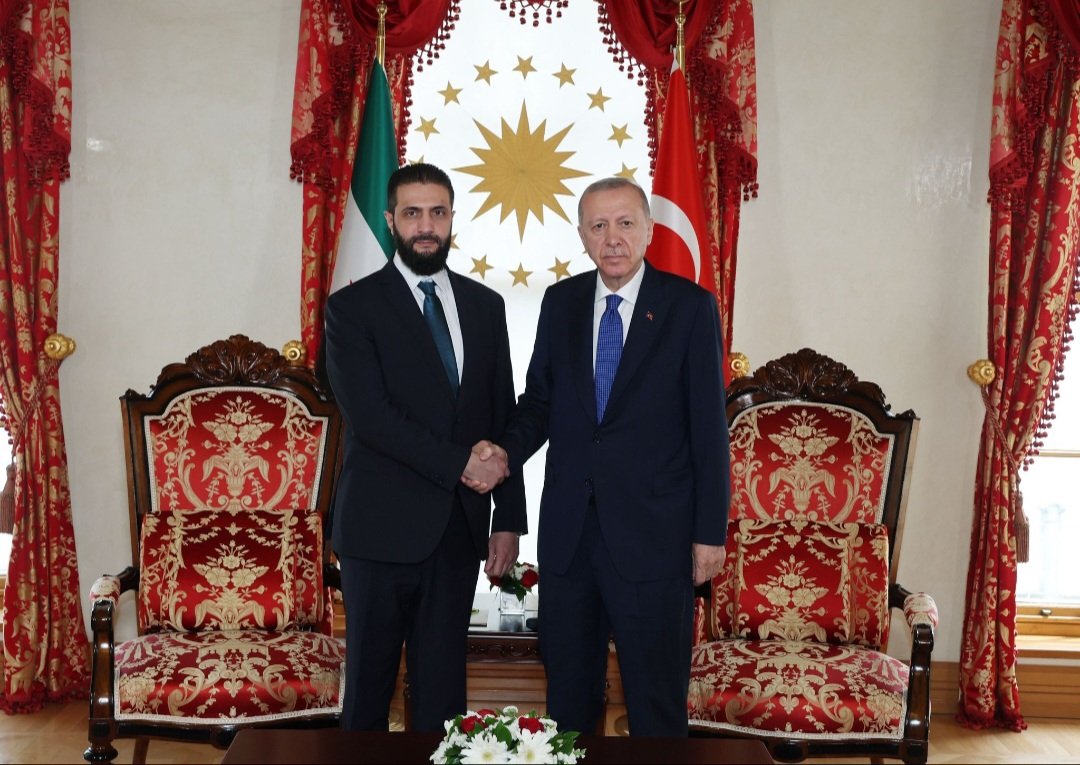 Cumhurbaşkanı Erdoğan, Ahmed Şara ile görüştü