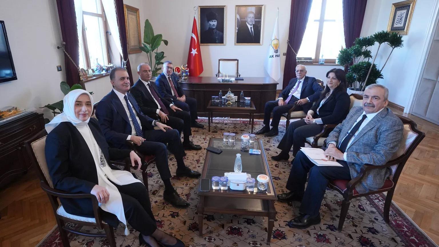 DEM Parti heyeti yarın AK Parti ile görüşecek