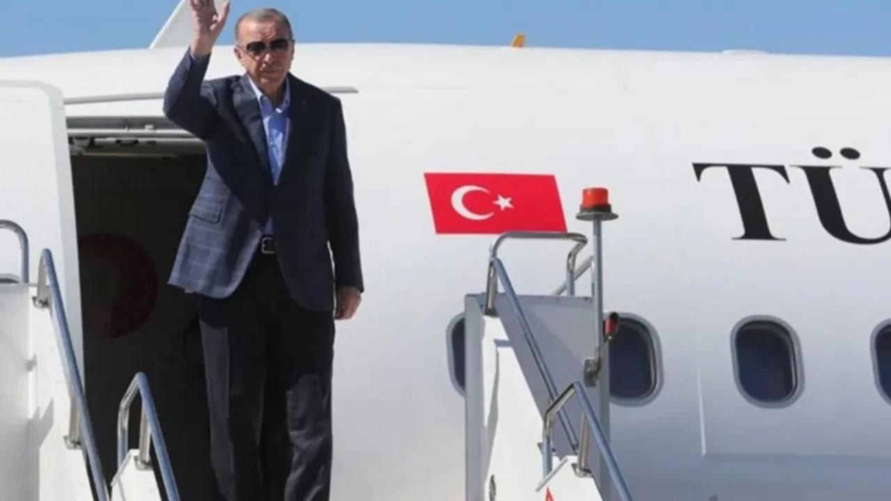 Cumhurbaşkanı Erdoğan, Azerbaycan'dan yurda döndü