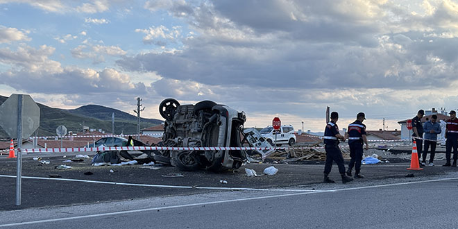 Çankırı'da takla atan otomobildeki 1 kişi öldü